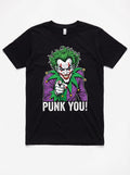 Short Sleeve 100% Cotton Adult T-Shirt Punk You Joker Face
