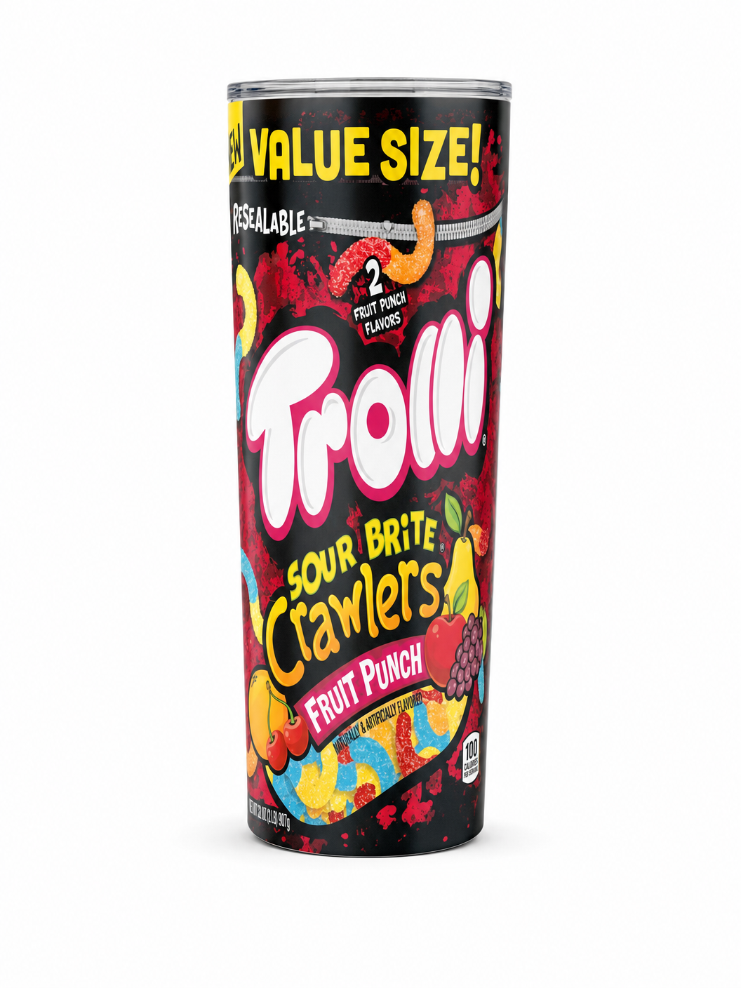 20oz Tumbler Trolli Gummy Worms