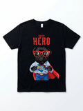 Short Sleeve T-Shirt 100% Cotton Adult Pug Hero