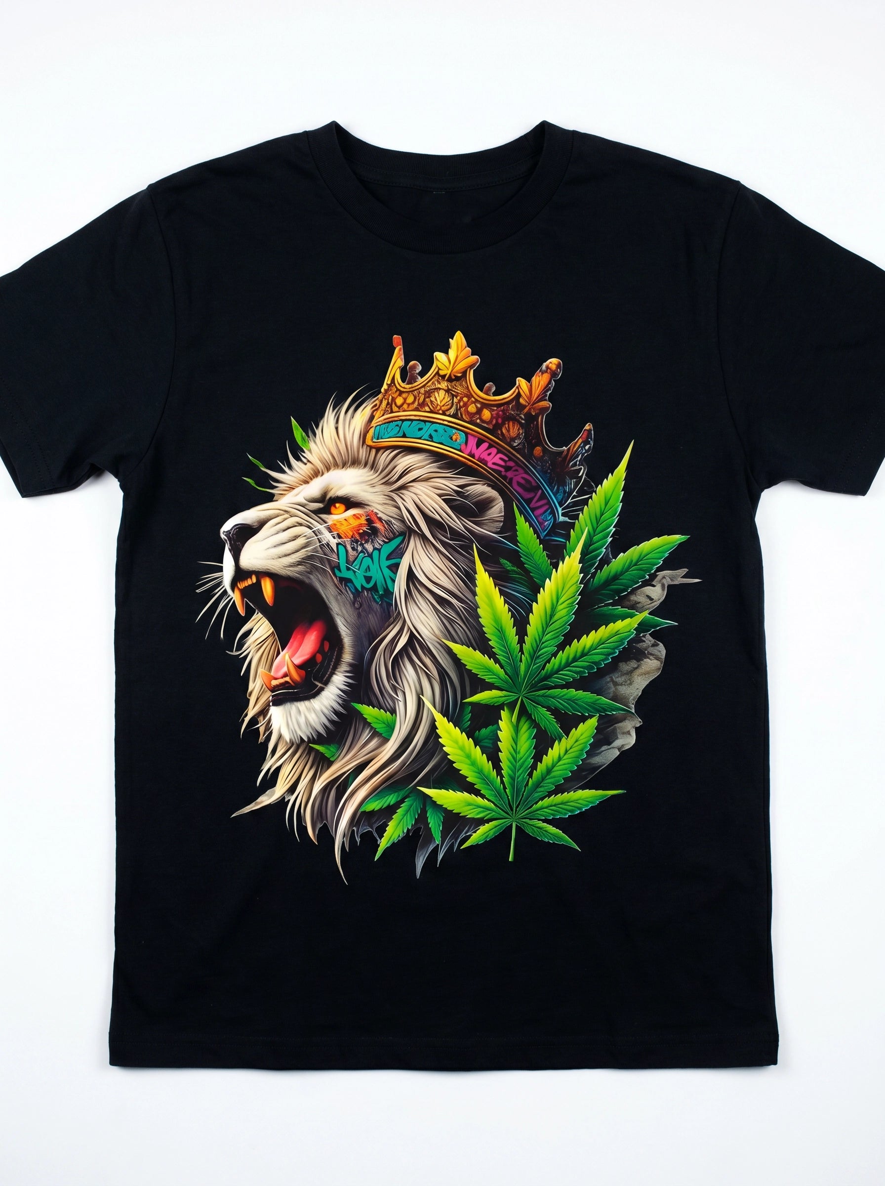 Short Sleeve T-Shirt Lion Roar Adult